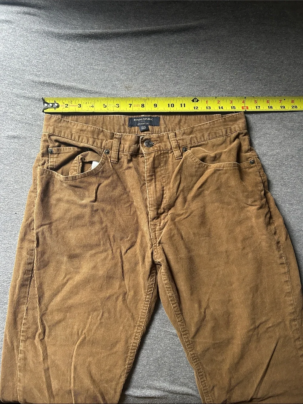 Banana Republic Men's Corduroy Pants in Tan Brown 33/32